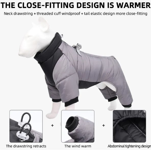 Winter Warmth Dog Jumpsuit