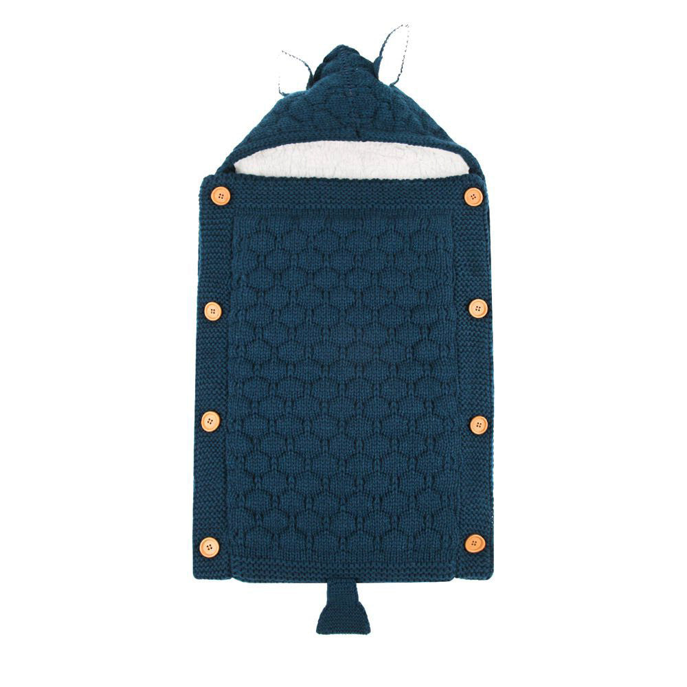Spring Autumn Baby Knitted Rabbit Ear Sleep Sack