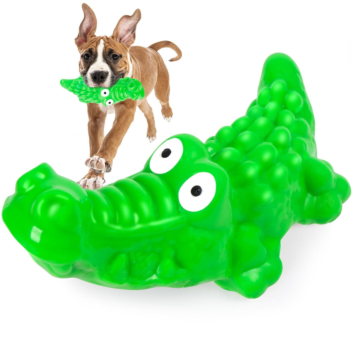 ChewMax Alligator Dog Toy - Durable Chew Toy for Large Dogs