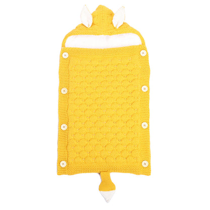 Spring Autumn Baby Knitted Rabbit Ear Sleep Sack